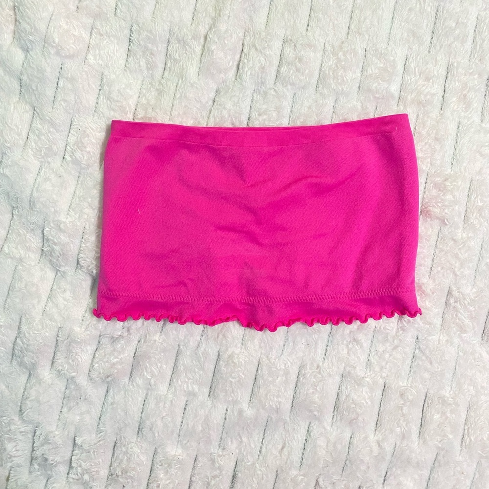 Pink tube top